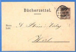 Allemagne Reich 1895 - Carte Postale De Arnsberg - G29606 - Brieven En Documenten