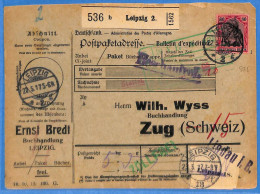 Allemagne Reich 1917 - Carte Postale De Leipzig - G29587 - Brieven En Documenten