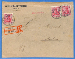 Allemagne Reich 1902 - Lettre Einschreiben De Berlin - G29584 - Brieven En Documenten