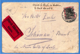 Allemagne Reich 1918 - Lettre Durch Eilboten De Schalkau - G29580 - Cartas & Documentos
