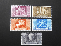 Italia 1937 : Bimillenario Augusteo /  Air Mail Stamps Series Yv 102/6* / Posta Aerea/ MH - Correo Aéreo