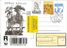 Card CDV C Czech Republic Dusan Kallay Exhibition In Jilemnice 2010 - Postcards