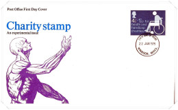 1975 Charity Unaddressed FDC Tt - 1971-80 Ediciones Decimal