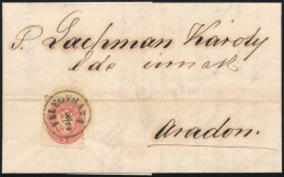 1866 5kr Levélen (hajtott / Folded) "FÉLEGYHÁZA" - Arad - Altri & Non Classificati