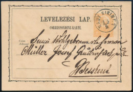 1873 2kr Díjjegyes Levelezőlap "NAGY KIKINDA" - Andere & Zonder Classificatie