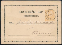 1874 2kr Díjjegyes Levelezőlap "RUSZKA-BÁNYA" (Gudlin 200p) - Otros & Sin Clasificación