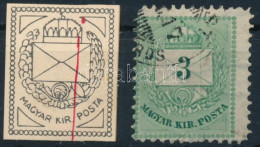 O 1881 3kr Erős Karccal (ex Visnya) - Altri & Non Classificati