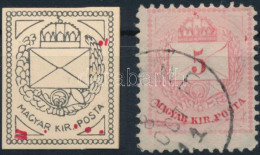 O 1881 5kr Erős Javítás + Karc (ex Visnya) - Andere & Zonder Classificatie