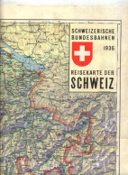 Carte Suisse  Voyage - Wegenkaarten