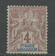 ST MARIE  N° 41 Sans Gom  NEUF(*) TRACE DE CHARNIERE / No Gum - Unused Stamps