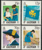 THEMATIC SCOUTING:  75th ANNIV. OF GIRL GUIDE MOVEMENT AND INTERNATIONAL YOUTH YEAR     -  ASCENSION - Unused Stamps