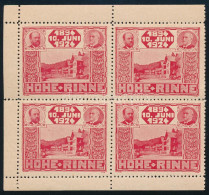 ** 1924 Hohe Rinne Piros Négyestömb - Other & Unclassified