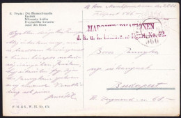 1918 Tábori Posta Képeslap / Field Postcard "MARSCHFORMATIONEN D.k.u.k. Infanterie Rgmt. No.52." + "FP 566" - Other & Unclassified