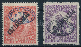 * Debrecen I. 1919 2 Klf Hadisegély/Köztársaság Bélyeg Bodor Vizsgálójellel (23.500) - Otros & Sin Clasificación