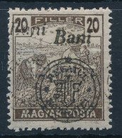 ** Nagyvárad 1919 Magyar Posta 20f Kettős Felülnyomással, Bodor Vizsgálójellel. RR! - Other & Unclassified