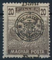 * Nagyvárad 1919 Magyar Posta 20f Eltolódott Felülnyomással, Bodor Vizsgálójellel - Autres & Non Classés