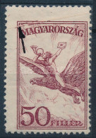 ** 1927 Repülő I. 50f Papírránccal - Otros & Sin Clasificación