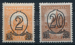 * 1931 Kisegítő 2/3f + 20/25f B 14:14 1/4 Fogazással (**7.000) - Otros & Sin Clasificación