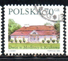 POLONIA POLAND POLSKA 1999 COUNTRY ESTATES MODLNICY 70g USED USATO OBLITERE' - Gebraucht