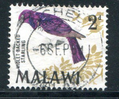 MALAWI- Y&T N°93- Oblitéré (oiseau) - Malawi (1964-...)