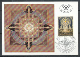 Autriche 1989  Carte Maximum Officielle N° 8 Art Moderne - Cartas Máxima