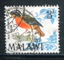 MALAWI- Y&T N°94- Oblitéré (oiseau) - Malawi (1964-...)