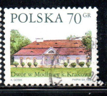 POLONIA POLAND POLSKA 1999 COUNTRY ESTATES MODLNICY 70g USED USATO OBLITERE' - Gebraucht