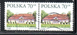 POLONIA POLAND POLSKA 1999 COUNTRY ESTATES MODLNICY 70g USED USATO OBLITERE' - Oblitérés