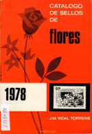 Catalogo De Sellos De Flores 1978 (JM Vidal Torrens) - Motivkataloge