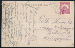 1930 Képeslap "MAGYAR KIR. POSTA / 36" Bélyegzéssel - Other & Unclassified