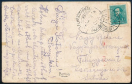 1935 Képeslap "EGER-FÜZESABONY" Mozgóposta Bélyegzéssel - Sonstige & Ohne Zuordnung