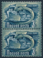 ** 1950 Ötéves Terv (I.) 3Ft Függőleges Párban (6.000) - Other & Unclassified