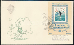 1963 Műkorcsolyázó és Jégtánc EB Vágott Blokk FDC-n - Other & Unclassified