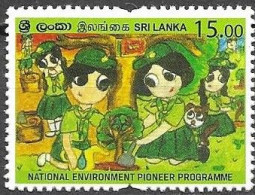 SRI LANKA, 2022, MNH, PIONEERS, NATIONAL ENVIRONMENT PIONEER PROGRAMME, 1v - Unused Stamps