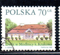 POLONIA POLAND POLSKA 1999 COUNTRY ESTATES MODLNICY 70g USED USATO OBLITERE' - Oblitérés