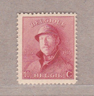 1919 Nr 168* Met Scharnier.Koning Albert I Met Helm. - 1919-1920  Re Con Casco