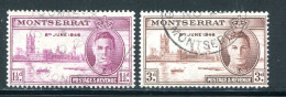 MONTSERRAT- Y&T N°104 Et 105- Oblitérés - Montserrat