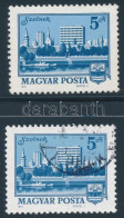 (*), O 1975 2 Db Tájak-városok (IV.) Szolnok 5Ft "repülő Madár" Tévnyomat - Otros & Sin Clasificación