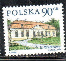 POLONIA POLAND POLSKA 1998 COUNTRY ESTATES OBORACH 90g MNH - Unused Stamps