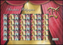 ** 2011 Színházi Bélyegem - Értékjelzés Nélkül - Bornemissza Mária Teljes ív (14.500) (gyári Papírránc / Gum Crease) - Altri & Non Classificati