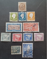 ICELAND ISLANDA 1876 IFRE E CORNA IN VALORE IN AUR + STOCK LOT MIX ------- GIULY - Used Stamps