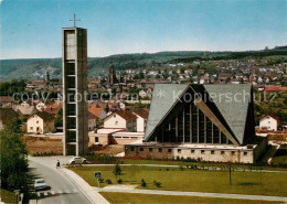 73009204 Tauberbischofsheim Kirche St Bonifatius Stadtblick Tauberbischofsheim - Tauberbischofsheim