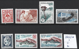 NOUVELLE-CALEDONIE 295 à 301 * Côte 22 € - Unused Stamps