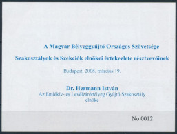 ** 2008 Mátyás Király és A Magyarországi Reneszánsz Ajándék Emlékív - Other & Unclassified