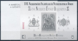 ** 2013 XVII. Nemzetközi Börze Feketenyomat Emlékív Pár "A MABÉOSZ ELNÖKSÉGÉNEK AJÁNDÉKA A SZÖVETSÉG KIEMELT TÁMOGATÓINA - Altri & Non Classificati