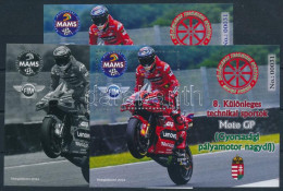 ** 2024 8. Különleges Technikai Sportok Moto GP, 3 Db-os Emlékív Garnitúra, Azonos No.: 00031 - Other & Unclassified