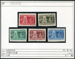 Ungarn 1949 1949 - Hongrie 1949 - Hungaria 1949 - Magyarország 1949 - Michel 1059-1063 B - Oo Oblit. Used Gebruikt - Usati