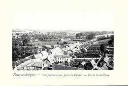 Fauquembergues. La Rue De Saint Omer Et Vue Panoramique Prise Du Clocher De Fauquembergues. - Fauquembergues