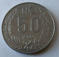 URUGUAY - 50 Nouveaux Pesos 1989 - - Uruguay