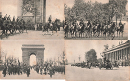 Déstockage Lot 5 Cartes Postales Militaires Militaire Garde Républicaine écuyers Du Cadre Noir Chenillettes Infanterie - Collezioni E Lotti